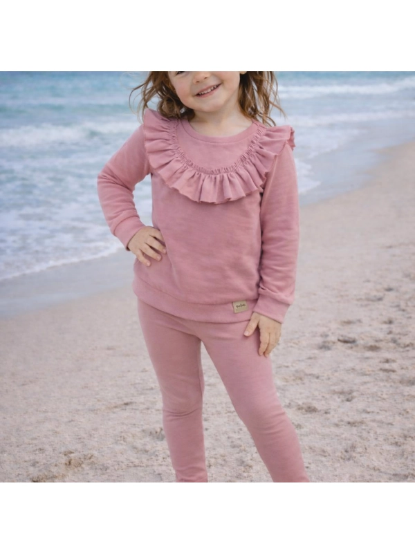 Amarant - zestaw z falbanką